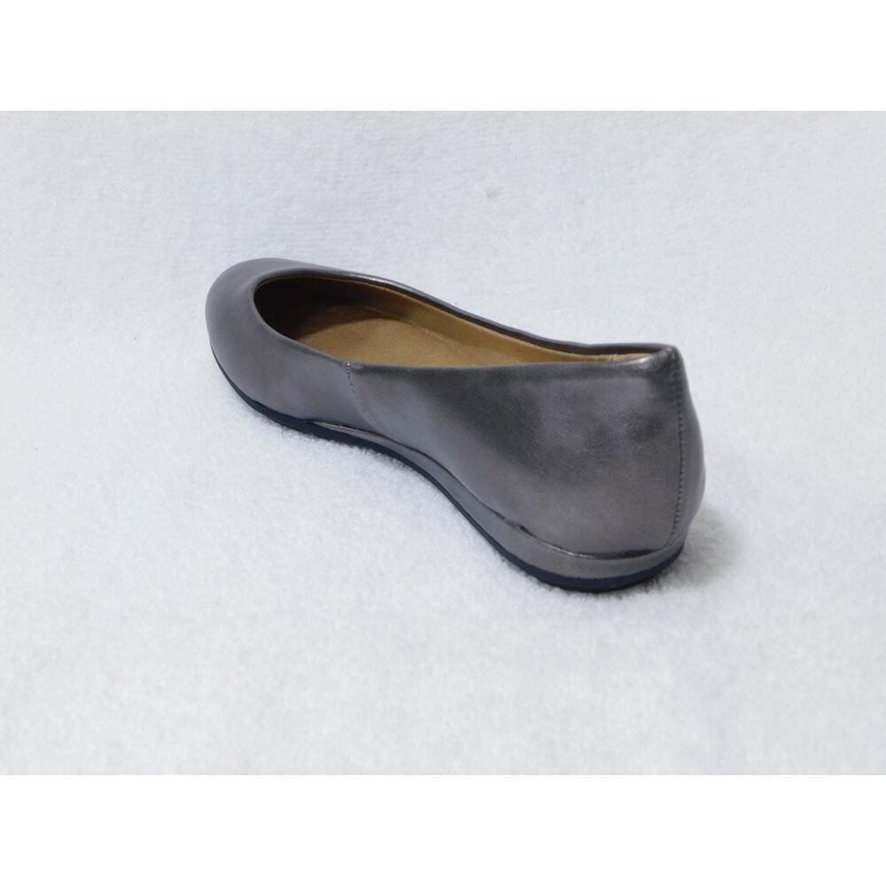 W689 Sun + Stone Dark Pewter Eliana Ballet Flats Shoes - Size 5 M - Picture 3 of 5